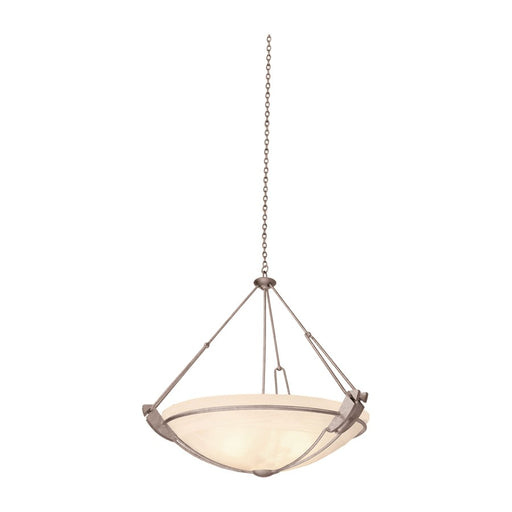 Kalco Lighting Grande 3 Light Pendant, Country Iron/Alabaster - 4845CI-ALAB
