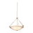 Kalco Lighting Grande 3 Light Pendant, French Cream/Alabaster - 4845FC-ALAB