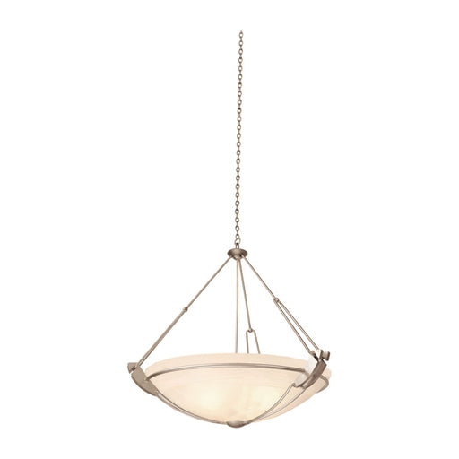 Kalco Lighting Grande 3 Light Pendant, French Cream/Alabaster - 4845FC-ALAB