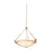 Kalco Lighting Grande 3 Light Pendant, Modern Gold/Alabaster - 4845MG-ALAB