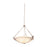 Kalco Lighting Grande 3 Light Pendant, Pearl Silver/Alabaster - 4845PS-ALAB