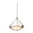 Kalco Lighting Grande 3 Light Pendant, Tortoise Shell/Alabaster - 4845TO-ALAB