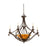 Kalco Lighting Somerset 6 Light Chandelier, Tortoise Shell - 4969TO-PENSH