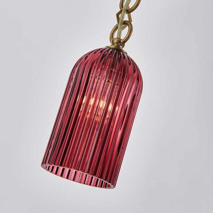 Kalco Lighting Verde 1 Light Pendant, Satin Brass
