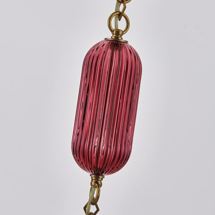 Kalco Lighting Verde 1 Light Pendant, Satin Brass