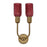 Kalco Lighting Verde 2 Light Wall Sconce, Satin Brass