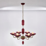 Kalco Lighting Verde 6 Light Pendant, Satin Brass - 519671STB-MGNT