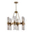 Kalco Lighting Duet 12 Light Chandelier, Vintage Brass - 521355VGB