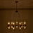 Kalco Lighting Duet 18 Light Chandelier, Vintage Brass