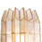 Kalco Lighting Fractal 2 Light Wall Sconce, Oxidized Gold Leaf