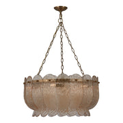 Kalco Lighting Camellia 6 Light Chandelier, Winter Brass - 523455WB