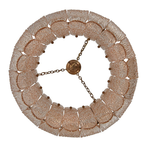 Kalco Lighting Camellia 6 Light Chandelier, Winter Brass