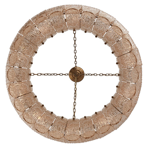 Kalco Lighting Camellia 10 Light Chandelier, Winter Brass