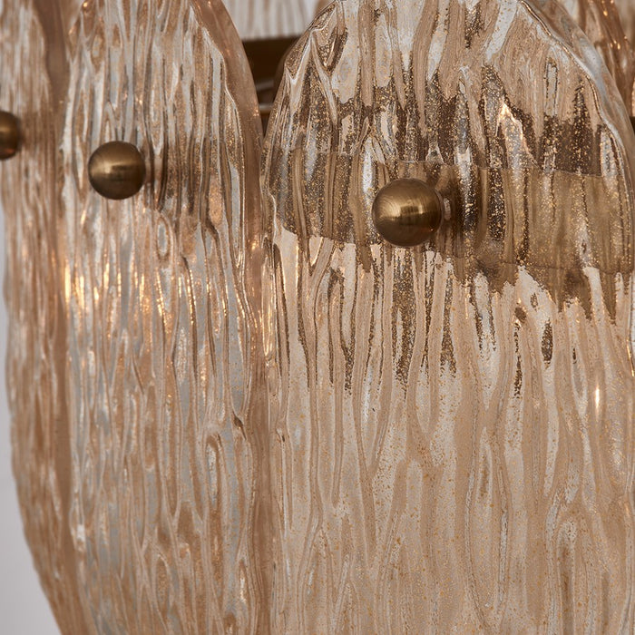 Kalco Lighting Camellia 10 Light Chandelier, Winter Brass