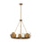Kalco Lighting Cirque 8 Light Chandelier, Rustic Gold - 524155RSG