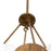 Kalco Lighting Cirque 8 Light Chandelier, Rustic Gold