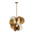 Kalco Lighting Cirque 1 Light Pendant, Rustic Gold