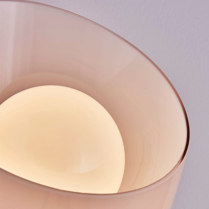 Kalco Lighting Cocoon 1 Light Wall Sconce, Winter Brass