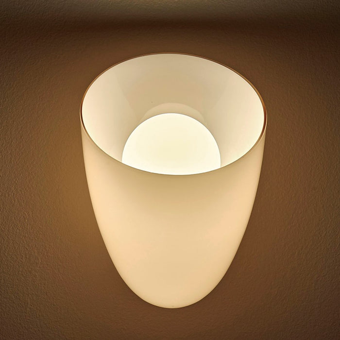 Kalco Lighting Cocoon 1 Light Wall Sconce, Winter Brass