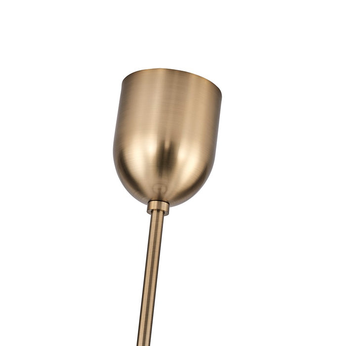 Kalco Lighting Cocoon 9 Light Chandelier, Winter Brass