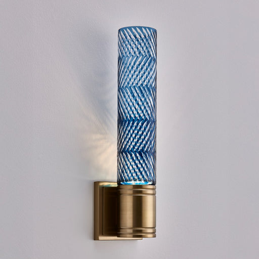 Kalco Lighting Kiriko 1 Light Wall Sconce, Winter Brass
