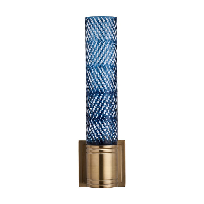 Kalco Lighting Kiriko 1 Light Wall Sconce, Winter Brass
