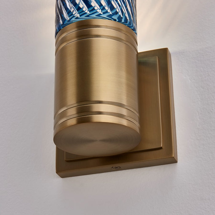 Kalco Lighting Kiriko 1 Light Wall Sconce, Winter Brass
