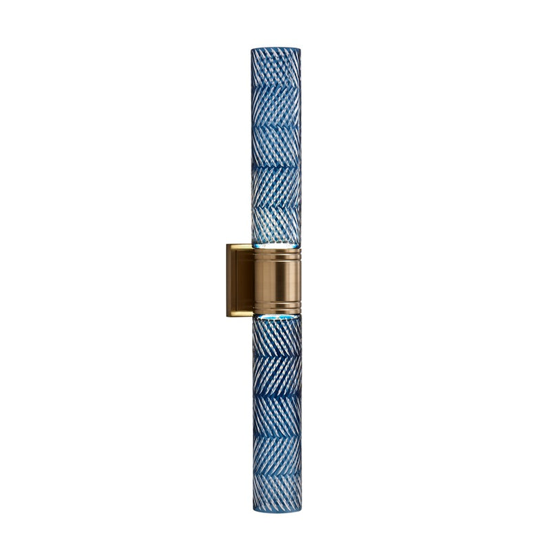 Kalco Lighting Kiriko 2 Light Wall Sconce, Winter Brass - 524922WB