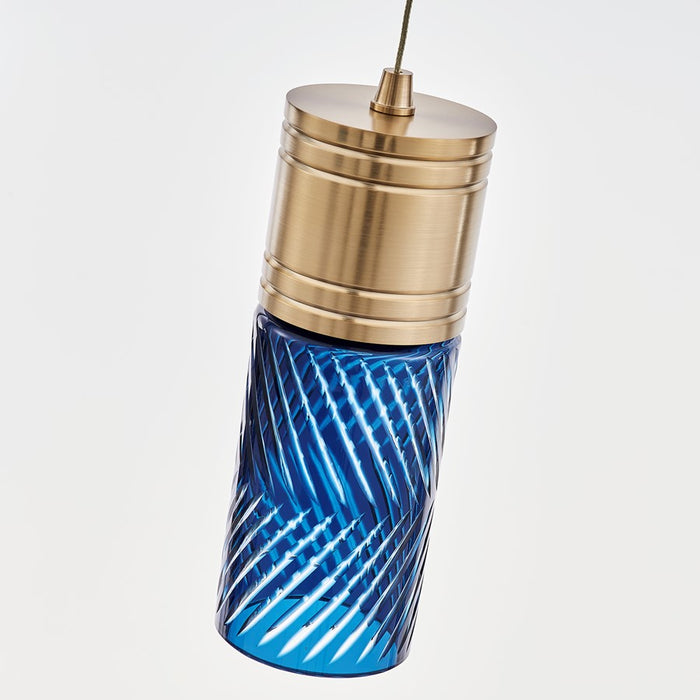 Kalco Lighting Kiriko 9 Light Chandelier, Winter Brass