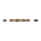 Kalco Lighting Kiriko 6 Light Linear Pendant, Winter Brass