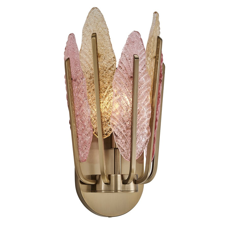 Kalco Lighting Autumna 1 Light Wall Sconce, Brushed Champagne Gold
