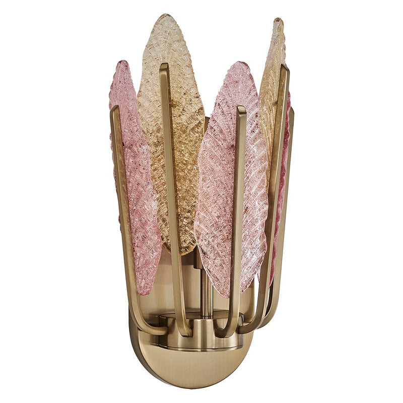 Kalco Lighting Autumna 1 Light Wall Sconce, Brushed Champagne Gold