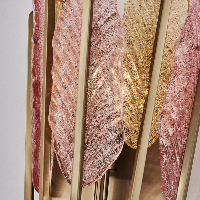 Kalco Lighting Autumna 1 Light Wall Sconce, Brushed Champagne Gold