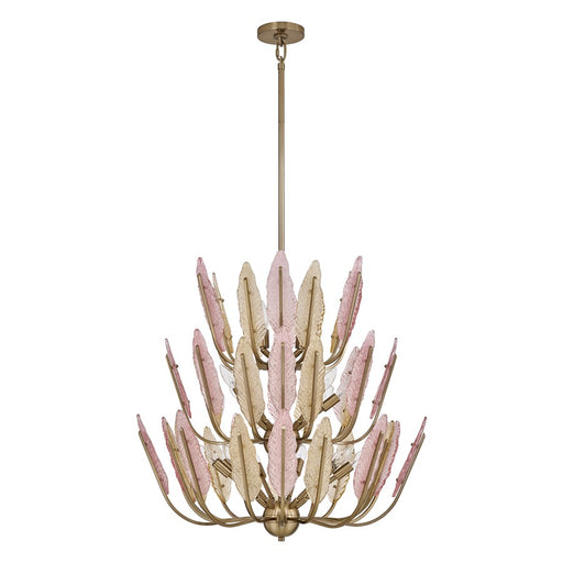 Kalco Lighting Autumna 22 Light Chandelier, Brushed Champagne Gold - 526555BCG