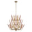 Kalco Lighting Autumna 22 Light Chandelier, Brushed Champagne Gold