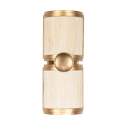 Kalco Lighting Button 2Lt Wall Sconce, Pearlized Brass Modern Gold - 526821PABMG