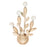 Kalco Lighting Branche 4 Light Wall Sconce, Warm Ivory