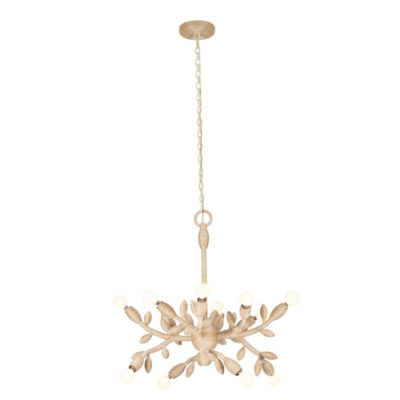 Kalco Lighting Branche 12 Light Chandelier, Warm Ivory - 527055WIV