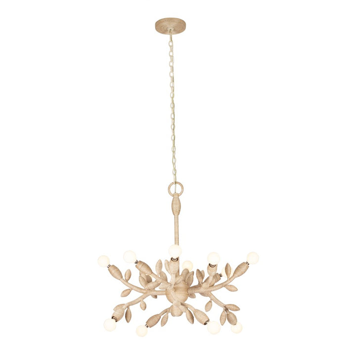 Kalco Lighting Branche 12 Light Chandelier, Warm Ivory - 527055WIV
