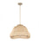 Kalco Lighting Coaxial 6 Light 14.5" Pendant, Jute - 527155JT