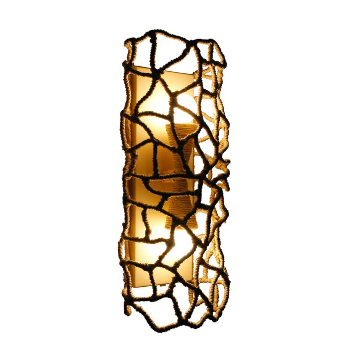 Kalco Lighting Reef 2 Light Wall Sconce, Warm Ivory