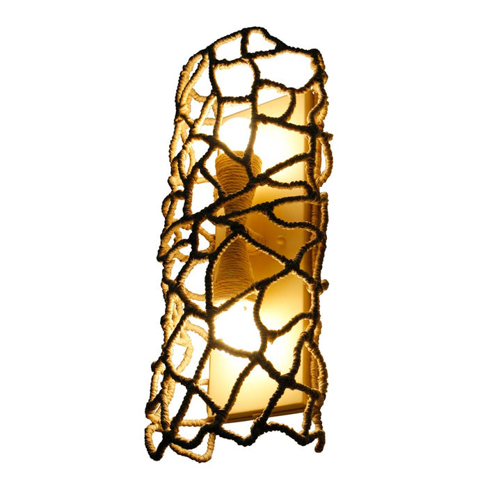 Kalco Lighting Reef 2 Light Wall Sconce, Warm Ivory