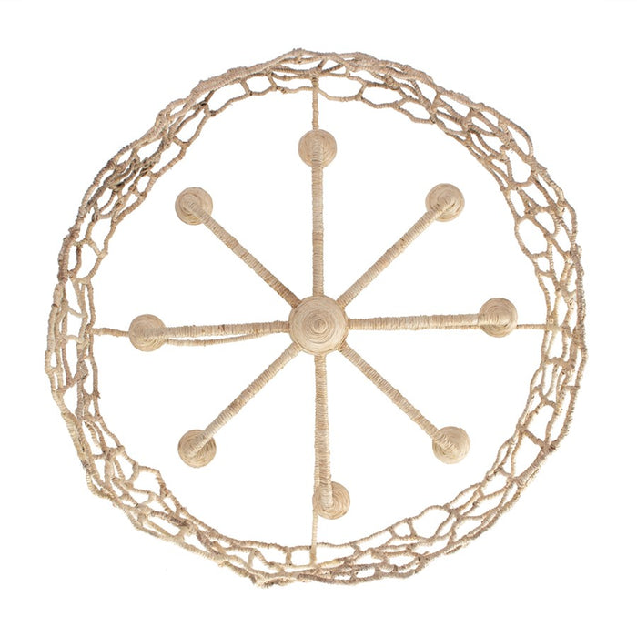 Kalco Lighting Reef 8 Light Chandelier, Warm Ivory