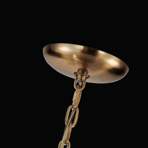 Kalco Lighting Adorn 40 Light Chandelier, Vintage Brass