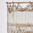 Kalco Lighting Adorn 40 Light Chandelier, Vintage Brass