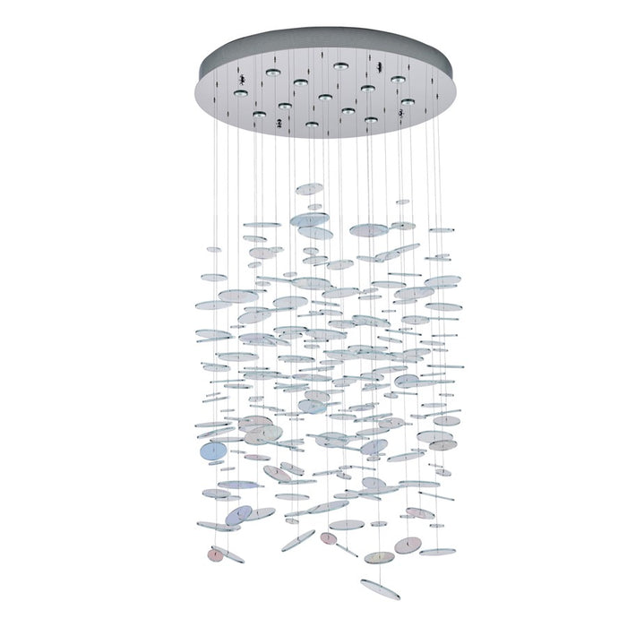 Kalco Lighting Spettro 13 Light Chandelier, Polished Chrome - 528051CH