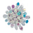 Kalco Lighting Spettro 13 Light Chandelier, Polished Chrome