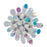 Kalco Lighting Spettro 13 Light Chandelier, Polished Chrome