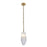 Kalco Lighting Bolsa 1 Light 16" Pendant, Winter Brass