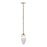 Kalco Lighting Bolsa 1 Light 16" Pendant, Winter Brass